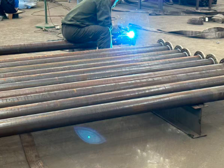 马鞍山20#无缝注浆管加工108*6钢花管棚管